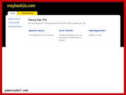 Portal Tabung Haji Online Ethijari Jom Urus Duit