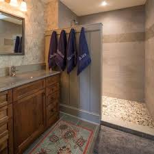 Find Traditional Home Ideas And Traditional Home No Glass To Clean In Shower Farmhouse Shower Bathroom Shower Tile Bathrooms Remodel