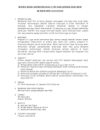8.0 pelan tindakan pengurusan 8.1 mesyuarat badan kebajikan guru dan staf sokongan bil 2/2019 8.1.1 tarikh : Doc Kertas Kerja Sambutan Aidil Fitri Dan Jamuan Hari Raya 2014 New Suziela Abdul Rahman Academia Edu