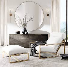 We Like The Style Of The Chair And The Big Round Mirror 2020 Oturma Odasi Tasarimlari Ev Icin Oturma Odasi Fikirleri