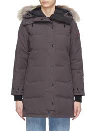 Canada Goose Shelburne Coyote Fur Hooded Down Puffer