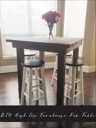 Diy High Top Farmhouse Style Pub Table Tips And Tricks In 2020 Pub Style Table Rustic Pub Table Small Pub Table