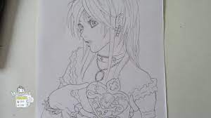 How to draw Amane Misa from Death Note Pt.1 弥 海砂 - YouTube