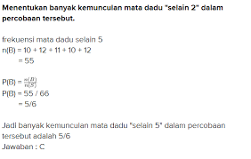 Maybe you would like to learn more about one of these? Jawaban Pg Uji Kompetensi 10 Halaman 302 Matematika Kelas 8 Peluang Bastechinfo