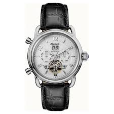 Jetzt ihre herrenuhr online kaufen bei christ bekannte marken viele angebote gratis versand sofort lieferbar 30 tage rückgabe. Ingersoll 1892 I00903 Herrenuhr The New England Automatikwerk Edelstahl Poliert Ziffernblatt Weiss Lederarmband Schwarz Matt