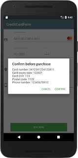 Maybe you would like to learn more about one of these? Android Credit Card Form Tutorial Coding Demos