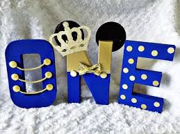 This Royal Blue And Gold Set Is Perfect For Your Little Ones 1st Milestone Birthday Th Prince Baby Shower Royal Prince Birthday Party Royal Prince Baby Shower