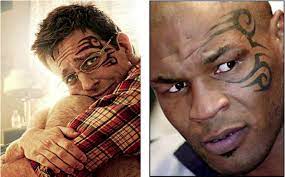 Mike tyson returned to the boxing ring on saturday night, at the age of 54, and fought out to what listen, the other day, i was thinking about just getting a tattoo. Warner Bros Sued For Using Mike Tyson S Tattoo In New Movie Wired