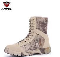 OEM High Top Outdoor Training Tactical Gear Durable Combat Leather Hiking  Boots