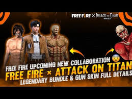 The global collaboration between free fire and attack on titans was revealed by garena on february 4. Free Fire Attack On Titan Collaboration Bundles Gun Skins Full Details Garena Free Fire Youtube