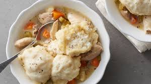 Lower the heat to finish slowly cooking the dumplings completely, so they aren't soggy and doughy in the center. Bisquick Dumpling Recipes Bettycrocker Com