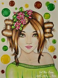 DANIELA FROM ROMA, DANIEL FROM SAN FRANCISCO. ' SHARPIE PEN/PRISMACOLOR  MARKERS . 8''X''