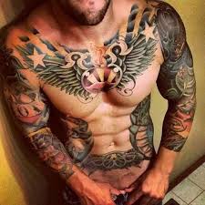 Pin On Hot Men Chest Tattoos Collection