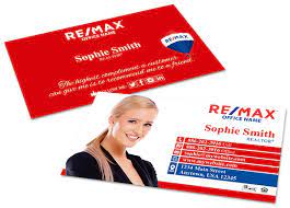 Get remax personalized business cards or make your own from scratch! Remax Business Card Remax Business Card Printing Remax Card