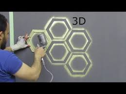 بقطعة كرتون اصنع بنفسك ديكور خلية النحل ثري دي youtube wall art diy paint wall paint designs 3d wall painting