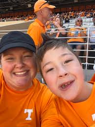 Go Vols! Took dale jr jr to his first college football game!