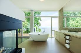 Ottawa River House Exceptional Bathroom Views 11 Trendir Luxury Bathroom Interior Design Hd Custom Bathroom