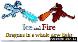 Actualmente, los dragones son de dos tipos, de hielo y de fuego. Ice And Fire Dragons New Mobs Mod Minecraft 1 16 5 1 12 2 Pc Java Mods