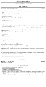 A management role within the food and beverage industry can be quite demanding and only the most professional of applicants can expect to enjoy a rewarding career.however, this is also an extremely competitive landscape and it is just as critical to make absolutely certain that a cv reflects the. Food Beverage Assistant Resume Sample Mintresume