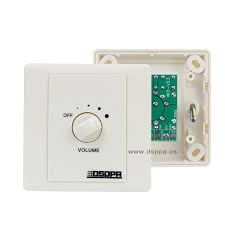 Each one controls a pair of speakers. Dsppa Pa System Speaker 60w Wall Speaker Volume Switch Control View Speaker Volume Control Dsppa Product Details From Guangzhou Dsppa Audio Co Ltd On Alibaba Com