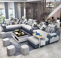 Alta Qualidade High-end Home Mobiliário Sofá Set Seccional Ciência e  Tecnologia Sofá De Pano Sofá Seccional Moderno