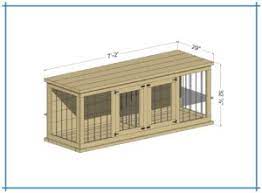 All doubles come standard with an interior dividing door. Double Dog Kennel Diy Plans Build Blueprint