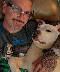 Goodnight, World. Thank you for believing in me. #dog #doglife  #dogsofinstagram #doglove #dogdad #deafdogsrock #hero #insta