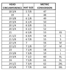 sizing charts