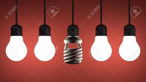 Maybe you would like to learn more about one of these? Switched Off Fluorescent Light Bulb Hanging In Row Of Glowing Stock Photo Picture And Royalty Free Image Image 30335546