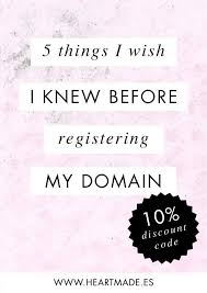 5 Things I Wish I Knew Before Buying My Website Domain Website Domains Blog Writing I Wish I Knew