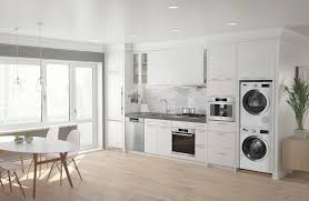 The best location to place a stackable washer and dryer is an area with sufficient room, proper water and electrical access, and ventilation. Best Compact Washers And Dryers Top Picks For 2019 Appliances Blog