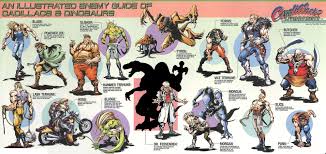 Cadillacs And Dinosaurs Marvel Concept Art Dinosaur Retro Video Games