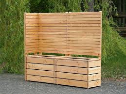 Pflanzkasten Mit Rankgitter Sichtschutz Nach Mass Pflanzkasten Pflanzkasten Holz Windschutz Terrasse