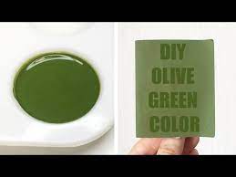Diy Olive Green Color You