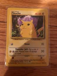 1995 pikachu gnaw pokemon card 58/102 rare. 1995 Pikachu 58 102 Mint Condition Any Pricing Pokemoncardvalue