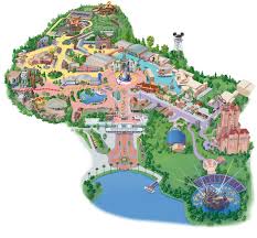 Mapa De Disney Hollywood Studios El Parque Esta Dividido En 8 Sectores Hollywood Studios Map Hollywood Studios Disney World Hollywood Studios