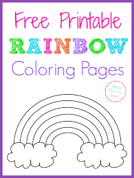 Print colouring pages to read, colour and practise your english. Free Printable Rainbow Coloring Pages What Mommy Does