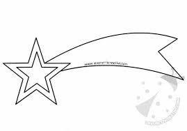 Se la passano bene anche i componenti. Stella Cometa Sagoma Da Ritagliare Lavoretti Creativi