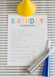 Whether you have a science buff or a harry potter fa. Bp Birthday Interview Questions Free Printable Eighteen25