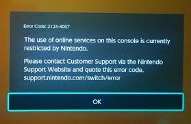 How To Fix Nintendo Switch Error Codes 2124 4007 Or 2124 4508
