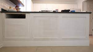 You can use a circular saw and straight edge guide, or a table saw, or have your home improvement store make the cuts for you. Board And Batten Kitchen Island Makeover Angela Marie Made