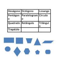 Quadrado, círculo, retângulo e triângulo; Calameo Jogo Da Memoria De Figuras Geometricas