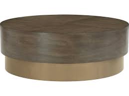 Add style to your home, with pieces that add to your decor while providing hidden storage. Bernhardt Profile Warm Taupe Tapestry Gold 48 Wide Round Coffee Table Bh378015