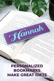 Personalized Name Bookmark For Book Lover Custom Birthday Etsy How To Make Bookmarks Personalized Bookmarks Teacher Favorite Things