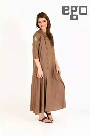 Loose Frock Side Buttons Pakistani Dresses Casual Designer Winter Dresses Pakistani Dresses