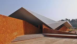 Birla Institute Of Technology And Science Pilani Goa Campus Fee Structure Valpoi Busstand And Community Hall Rahul Deshpande And Associates Roof Architecture Community Halls Architecture Building