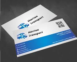 Business cards templates modern dark. Trucking Company Business Card Design For A Company By Awsomed Design 4191860