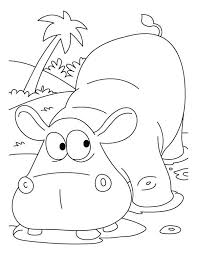 To get more image relevant to the sheet given above. Thirsty Hippo Drink In The Lake Coloring Page Netart