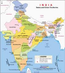 India States And Union Territories Capitals Population Area Examples