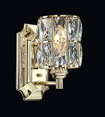 A wide variety of ed lighting fixture options are available to you, such as design style, lighting solutions service, and lifespan (hours). Doraimi 1 Light Crystal Wall Sconce Lighting With Plating Champagne Finish Modern Style Wall Light With Crystal Plate Metal Shade For Bathroom Crystal Light Fixtures Led Bulb Not Include Amazon Com
